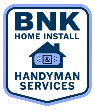 BNK Home Install logo – local handyman and home services in Morgan Hill, Gilroy, San Jose, and surrounding areas